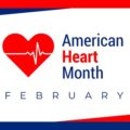 National,Heart,Month,In,February.,American,Flag,And,Heart,With